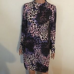 Stretchy Bodycon leopard Dress